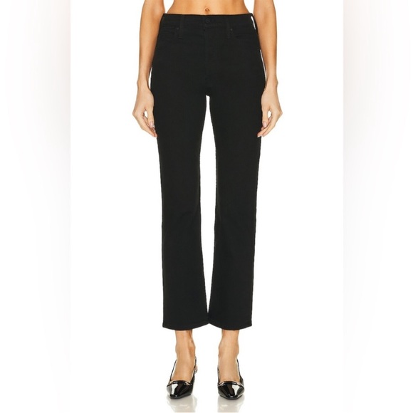 Mother The Tomcat Ankle Lasting Impression Black High Rise Jeans Size 26 - Picture 5 of 15